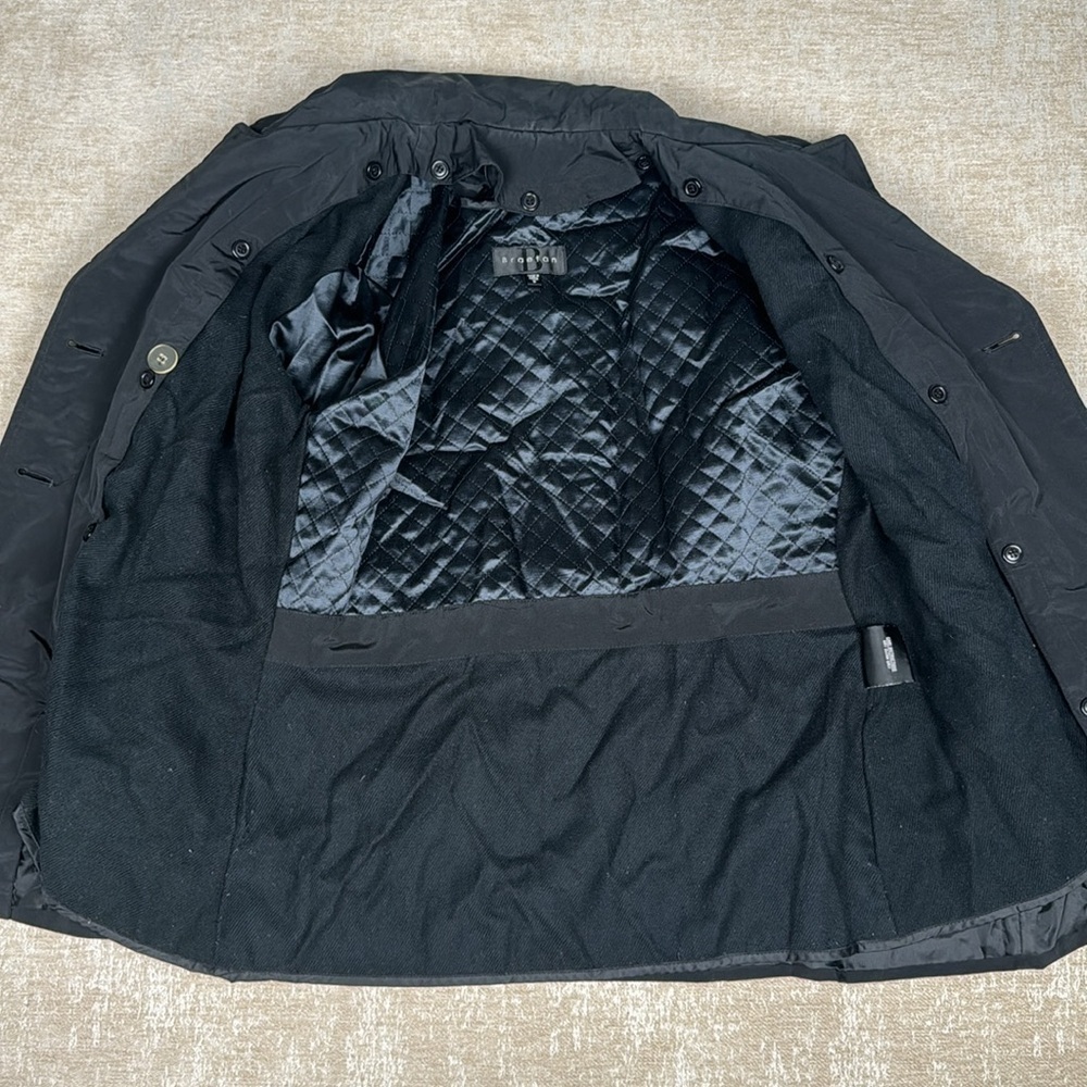 Women's Braetan Wool Blend Black Dress Coat Size S - Picture 5 of 8